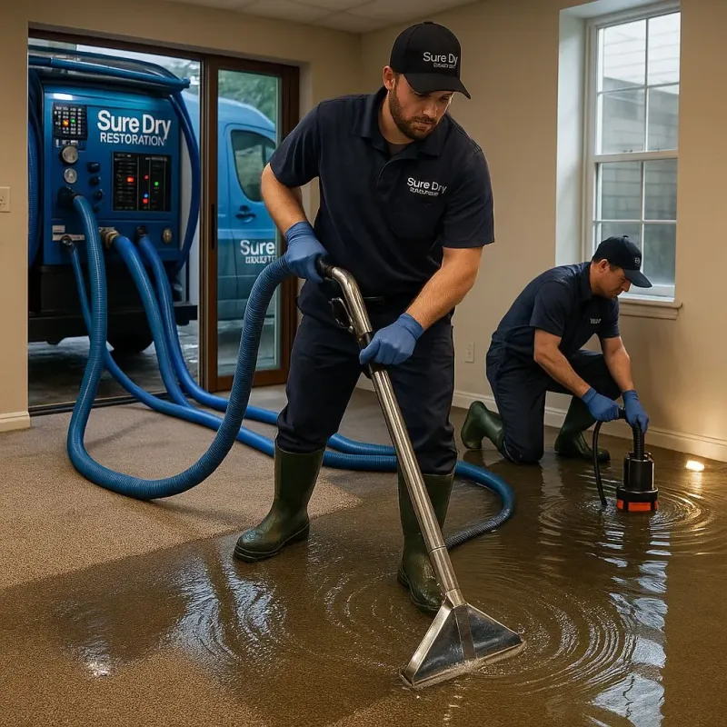 Water Extraction and Removal process in North Judson, IN
